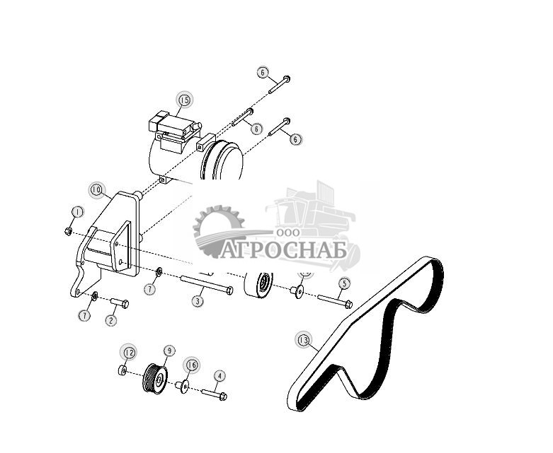 Жгут проводов кондиционера (двигатель 6081HT006) - ST10672 368.jpg